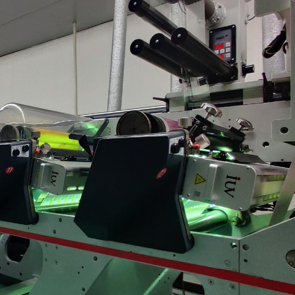 Minimizing Dot Gain in Flexographic Printing Using LED UV Curing Technology
